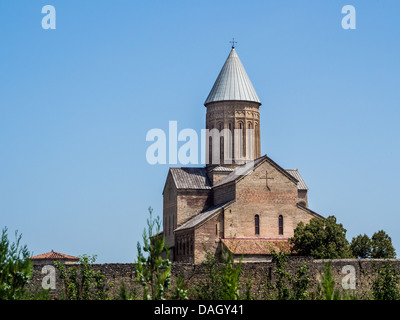 La cathédrale Alaverdi dans la région de Kakheti, Géorgie. Banque D'Images