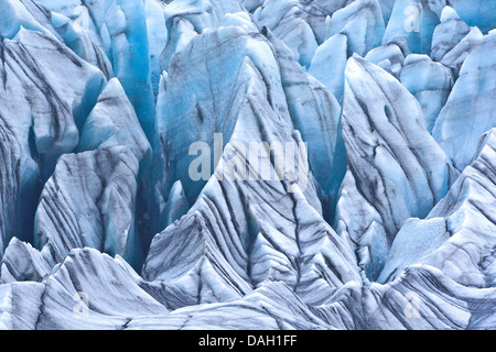 Glacier Joekulsarlon, détail, l'Islande, le parc national de Skaftafell Banque D'Images