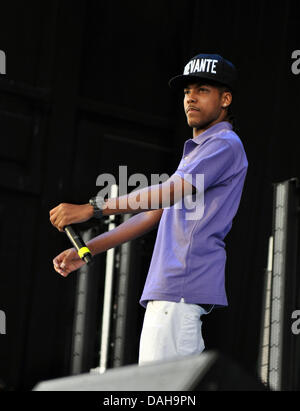 Portsmouth, Virginia, USA. 12 juillet, 2013. TREVANTE Singer se produiront au pavillon d'information chez Ntelos.©Tina Fultz/ZUMAPRESS.COM Crédit : Tina Fultz/ZUMAPRESS.com/Alamy Live News Banque D'Images