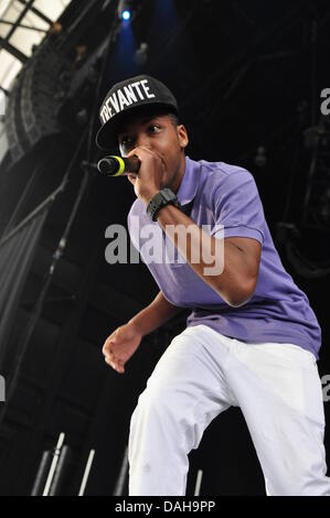 Portsmouth, Virginia, USA. 12 juillet, 2013. TREVANTE Singer se produiront au pavillon d'information chez Ntelos.©Tina Fultz/ZUMAPRESS.COM Crédit : Tina Fultz/ZUMAPRESS.com/Alamy Live News Banque D'Images