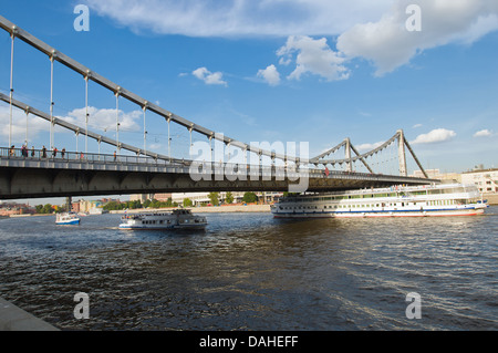 Pont de Crimée. À Moscou entre l'arbre et les Tatars de Crimée salon Banque D'Images