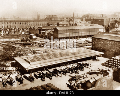 La Brasserie Guinness Dublin début des années 1900 Banque D'Images