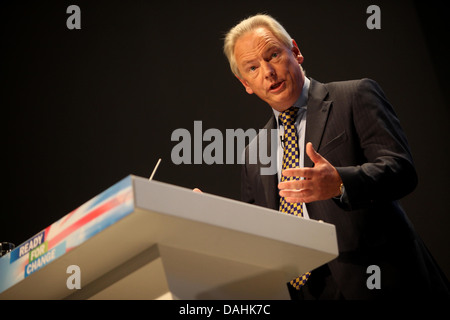 Francis MAUDE MP au parti conservateur à Manchester 2009 Conférence Banque D'Images