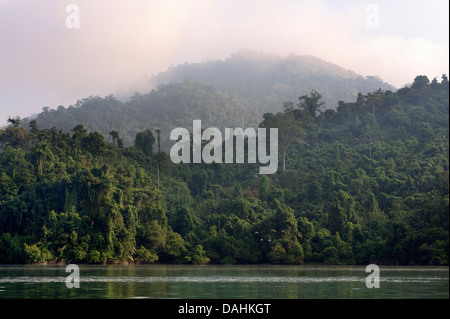 Lac de Ba Be est le plus grand lac naturel de France. Nam Mau commune, district de Bac Kan, province de Bac Kan. Vietnam nord-est Banque D'Images