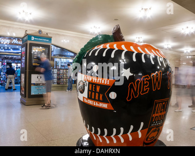 NY/SF Giants, Apple équipe All-Star Game 2013 Pommes sur Parade, ECG, NYC Banque D'Images