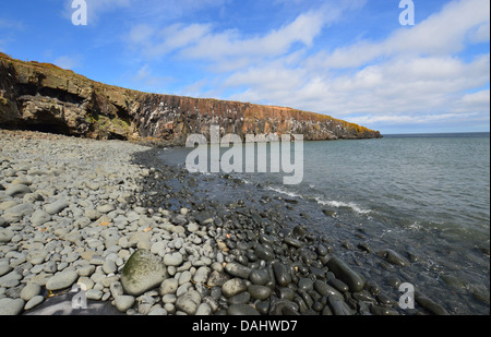 Cullernose Point près de Craster sur St Oswalds Way Sentier de la côte de Northumberland Banque D'Images