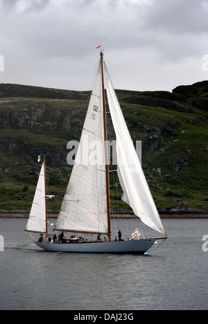 William Fife classique construit 1936 Latifa yawl de Kyles Tighnabruaich Argyll Bute Ecosse Banque D'Images