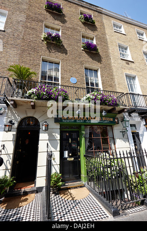 Musée Sherlock Holmes 221b Baker Street London, England uk Banque D'Images