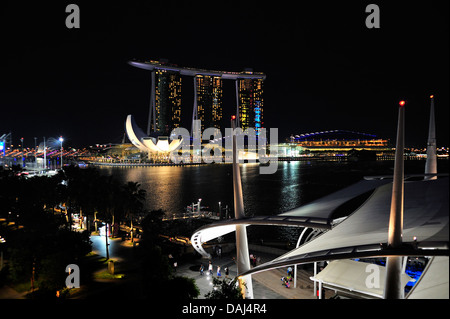 Marina Bay Sands Hotel Singapore Banque D'Images