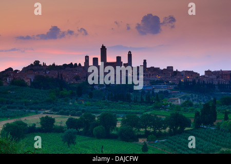 San Gimignano, Italie Banque D'Images