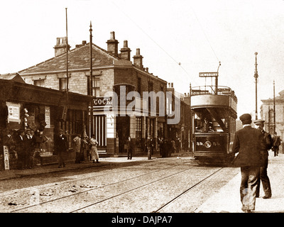Au début des années 1900 Heckmondwike Banque D'Images