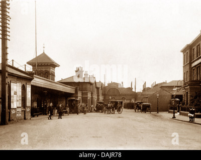 Station de Peterborough Road début des années 1900 Banque D'Images
