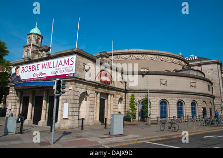 La porte d'Theaterand l'Ambassodor extérieur Cinéma centre de Dublin Irlande Europe Banque D'Images