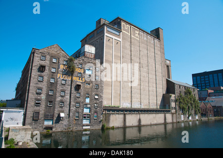 Boland's Mill à Grand Canal Docks à Docklands ancien port, centre de Dublin Irlande Europe Banque D'Images