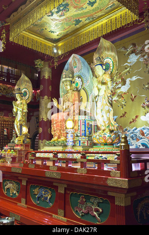 Dh Tooth Relic Temple Singapore Singapour temple bouddhiste et musée chinois de l'intérieur bouddha religion Banque D'Images