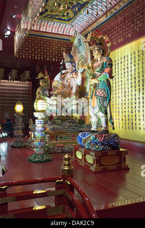 Dh Tooth Relic Temple Bouddhiste CHINATOWN SINGAPORE Cintamanicakra musée Avalokitesvara bouddha temples de la culture de l'intérieur Banque D'Images