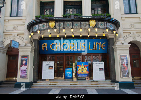 Palladium theater district Soho extérieur central London England Angleterre UK Europe Banque D'Images