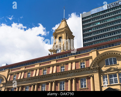 Dh Le port d'Auckland Auckland Nouvelle-Zélande Auckland City waterfront ferry terminal buildings tour de l'horloge Banque D'Images