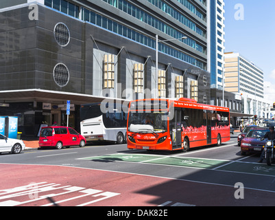 Dh, rue Queen Auckland Nouvelle Zelande City bus Lien Alexander Dennis Enviro 200 Dart singledecker Banque D'Images