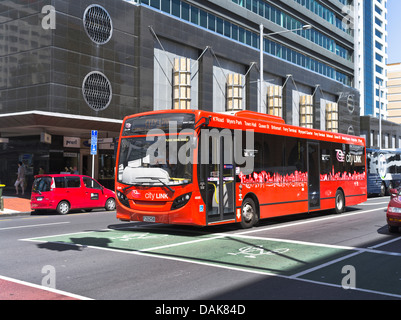 dh AUCKLAND NOUVELLE-ZÉLANDE City link bus Alexander Dennis Enviro 200 Dart bus à impériale Banque D'Images