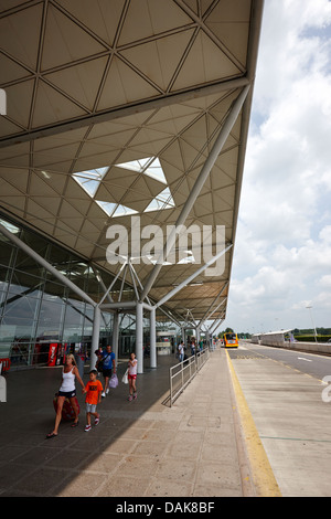 L'aéroport de Londres Stansted, Essex, Angleterre, Royaume-Uni Banque D'Images