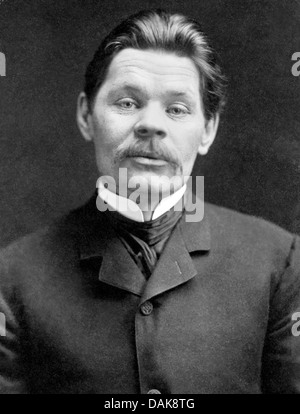 Maxime Gorki (1868-1936) écrivain soviétique de Russie vers 1905 Banque D'Images