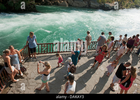 Türkei, Provinz Antalya, Side, Manavgat Wasserfall (Selalesi) des Manavgat-Cayi (melas) Banque D'Images
