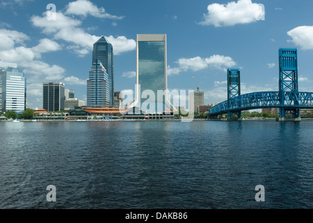 SAINT JOHNS RIVER CENTRE-VILLE JACKSONVILLE FLORIDA USA Banque D'Images