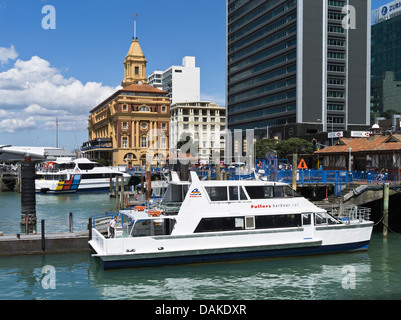 dh Ferries Fullers AUCKLAND HARBOUR NOUVELLE-ZÉLANDE ports NZ Cat terminal de ferry bâtiment ville jetée front de mer Banque D'Images