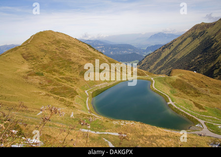 Schlappoltsee à la Kleinwalsertal (Vorarlberg, Autriche), l'Allemagne, Bavière, Allgaeu, Oberstdorf Banque D'Images