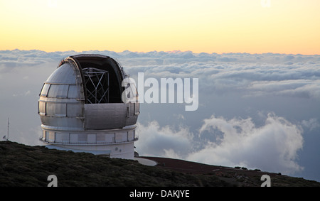 Observatory Roque de los Muchachos, aux îles Canaries, La Palma Banque D'Images