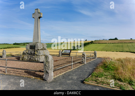 Champ de bataille de Flodden, 1513 victoire sur l'anglais, écossais, dans le Northumberland. 9 septembre 2013 500e anniversaire. Banque D'Images