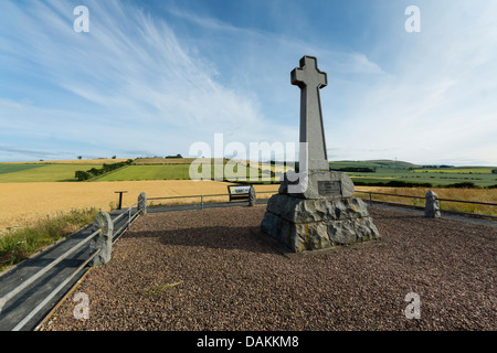 Champ de bataille de Flodden, 1513 victoire sur l'anglais, écossais, dans le Northumberland. 9 septembre 2013 500e anniversaire. Banque D'Images