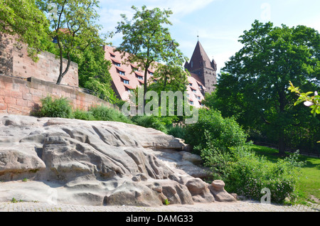 Cette partie du château abrite l'auberge de jeunesse, qui par tous les moyens est une des plus belles auberges de jeunesse en Europe. Banque D'Images