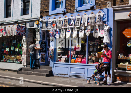 Pembridge Road boutiques près de Portobello Road à Notting Hill, Londres Banque D'Images