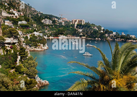 Cap Estel littoral entre Nice et Monaco Côte d'Azur Banque D'Images