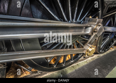 Le Grand Rassemblement de l'A4 à la Pacific locos NRM National Railway Museum à York North Yorkshire en Angleterre. Banque D'Images