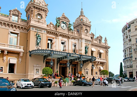 Grand Casino de Monte Carlo, Principauté de Monaco French Riviera Cote d'Azur Banque D'Images