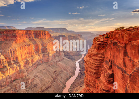 Aux Etats-Unis, l'Arizona, le Parc National du Grand Canyon (North Rim), Toroweap (Tuweep) donnent sur Banque D'Images