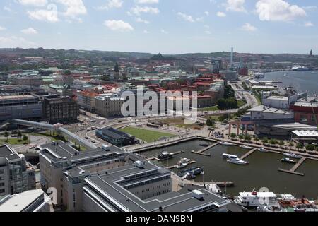 Avis de 'Lipstick' skyscraper sur Göteborg Banque D'Images