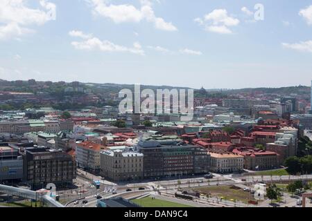 Avis de 'Lipstick' skyscraper sur Göteborg Banque D'Images