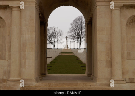 Serre Road no 1 Cimetière militaire britannique. Première Guerre mondiale, WW1, la Première Guerre mondiale, bataille de la Somme, GTC maintenir Banque D'Images