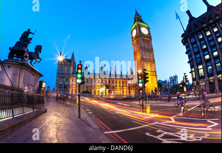 Bigben, Parliament Square London UK Banque D'Images