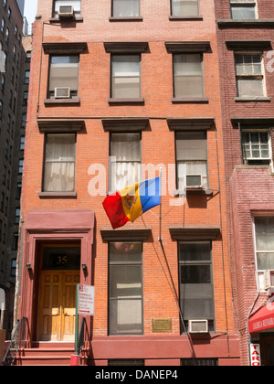 Mission permanente de la République de Moldova auprès de l'Organisation des Nations Unies, 35 East 29th Street, NYC Banque D'Images