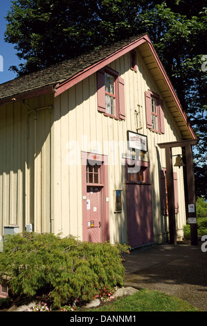 Vieux Moulin Hastings Store museum heritage building au Point gris, Vancouver, BC, Canada Banque D'Images