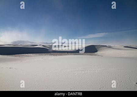 Dunes de sable blanc Banque D'Images