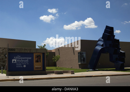 Albuquerque Musée d'art et d'histoire. De l'extérieur. Le Nouveau Mexique. United States. Banque D'Images