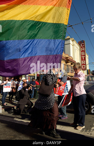 Castro le mariage gay la Cour suprême san francisco Banque D'Images