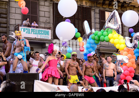 Gay pride Roma 2013 par Andrea quercioli n 7 Banque D'Images