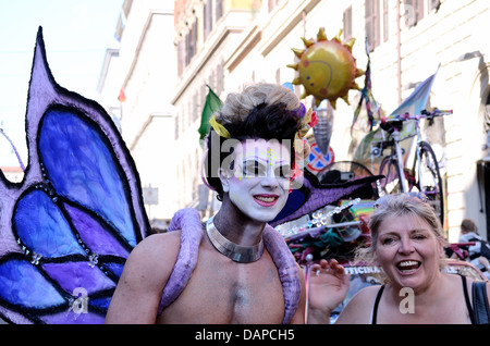 Gay pride Roma 2013 par Andrea quercioli n 10 Banque D'Images